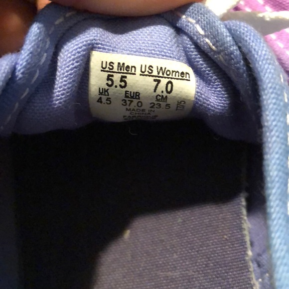 Blue/Purple Vans - Picture 5 of 6